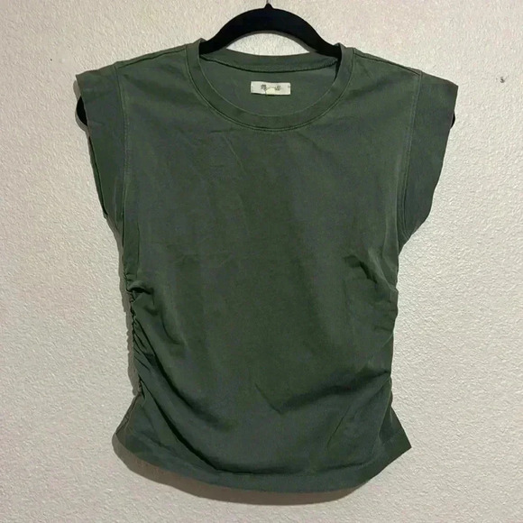 BUNDLE Madewell Side-Cinch Scrunched Muscle Tee - Picture 5 of 7